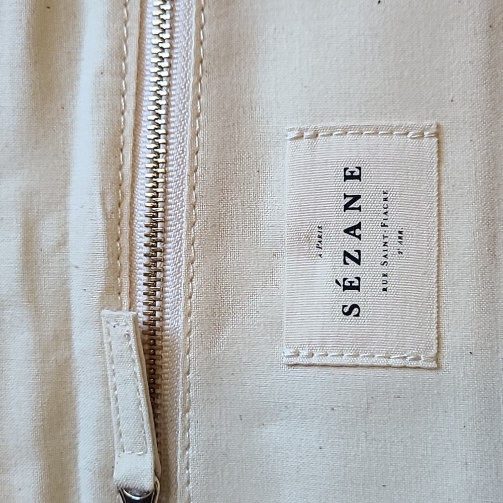 Nwt! Sezane velvet jewelry wrap red - Picture 8 of 10